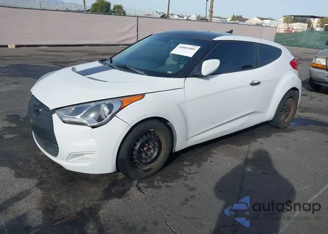 2012 Hyundai Veloster Base W/Gray from USA, damaged, VIN KMHTC6AD7CU042862